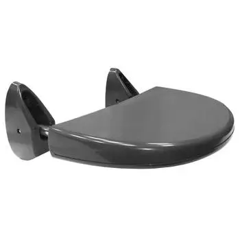 Сиденье настенное Primanova 35x25 см цвет графит