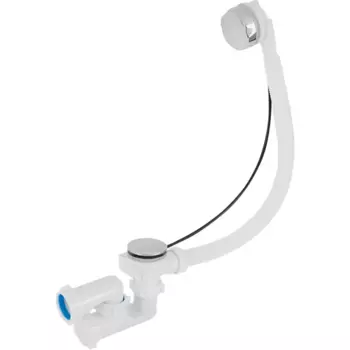 Сифон для ванны АНИ Пласт 40 мм полуавтоматический с ревизией