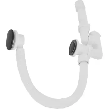 Сифон для ванны Ани Пласт с выпуском 230 мм 70 мм клик-клак