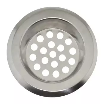 Ситечко для мойки Мультидом 60 мм нержавеющая сталь цвет серый