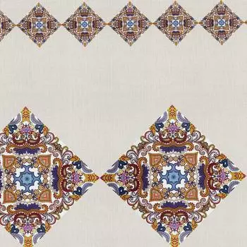 Скатерть «Калейдоскоп» 160х140 см цвет бежевый