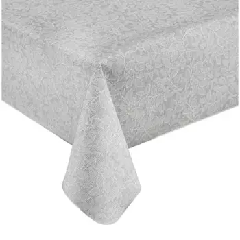 Скатерть Ветка 130x110 см цвет серый