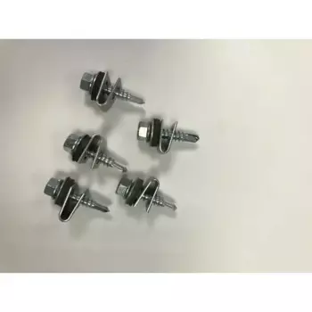 Скоба для крепления сетки оцинкованная сталь 5 шт