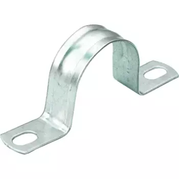 Скоба двухлапковая Крепко-накрепко оцинкованная 20 мм 50 шт.