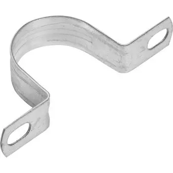 Скоба двухлапковая оцинкованная ø32 мм, 50 шт.