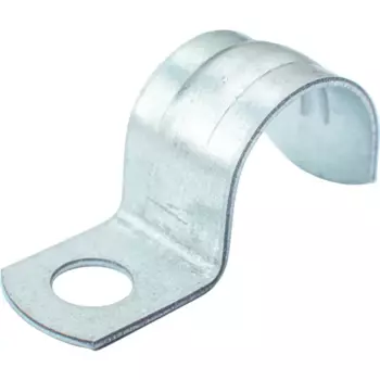 Скоба однолапковая Крепко-накрепко оцинкованная 16 мм 12 шт.