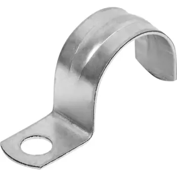 Скоба однолапковая оцинкованная 22 мм, 50 шт.