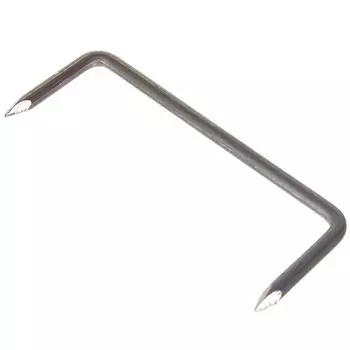 Скоба строительная 10x200 мм, сталь, 5 шт.