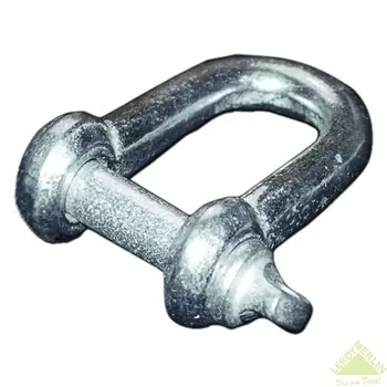 Скоба такелажная 6х11 мм, сталь/цинк, 2 шт.