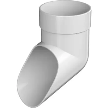 Слив трубы Технониколь Оптима 120x80 мм белый