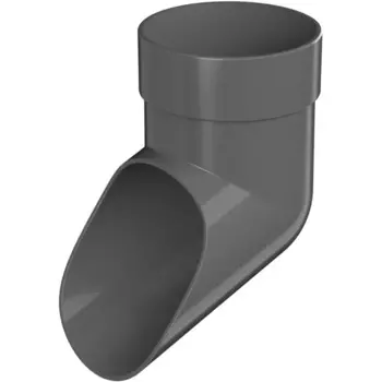 Слив трубы Технониколь Оптима 120x80 мм серый