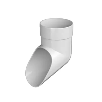 Слив трубы Технониколь Оптима 150 мм белый