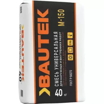Смесь цементно-песчаная M150 (ЦПС) Bautek Универсальная 40 кг