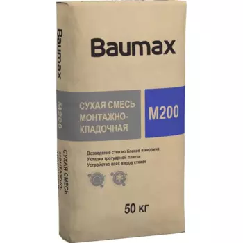 Смесь цементно-песчаная М200 (ЦПС) Baumax 50 кг