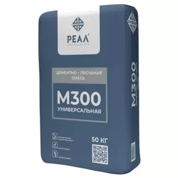 Смесь цементно-песчаная М300 (ЦПС) Реал 50 кг