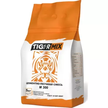 Смесь цементно-песчаная Tigermix М300 (ЦПС) 5 кг