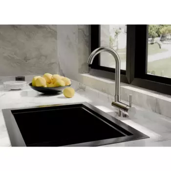 Смеситель для кухни Delinia Сиг высота излива 25 см цвет хром