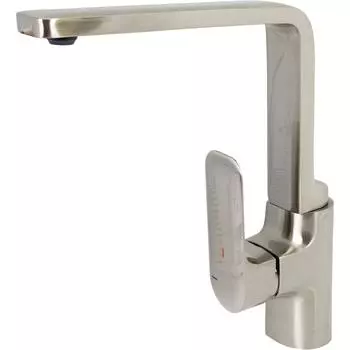 Смеситель для кухни Delinia Remix 28.1 см цвет никель