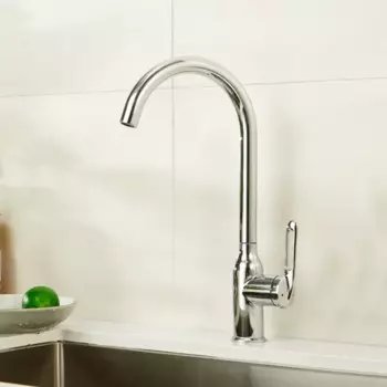 Смеситель для кухни Haiba HB HB70825 поворотный излив 29 см цвет хромированный