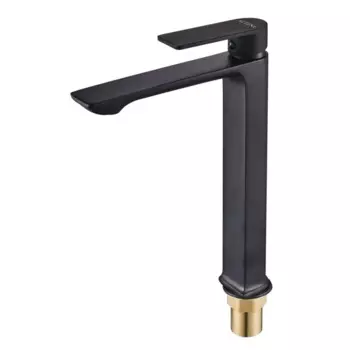 Смеситель для раковины Altini Shine 10531002-B однорычажный на столешницу цвет черный матовый