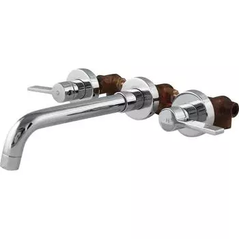 Смеситель для раковины Arena двухвентильный встраиваемый цвет хром