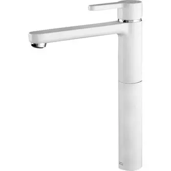 Смеситель для раковины Arena, высокий излив, цвет белый