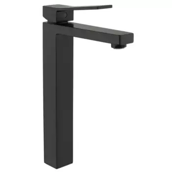 Смеситель для раковины Sensea Studio однорычажный с высоким изливом цвет черный