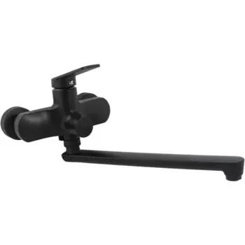 Смеситель для ванны Aqua-Rivus Учар AR-2021e-b однорычажный универсальный цвет черный матовый