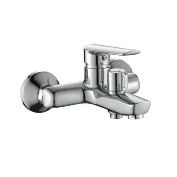 Смеситель для ванны Esko Lagos LG54Z однорычажный с лейкой и шлангом цвет хром