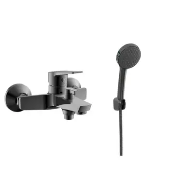 Смеситель для ванны Esko Marburg MB54 однорычажный с лейкой и шлангом цвет графит