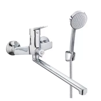 Смеситель для ванны Esko Marburg однорычажный с лейкой и шлангом цвет хром