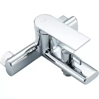 Смеситель для ванны Frap Arne однорычажный с лейкой и шлангом цвет хром