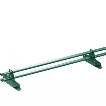 Снегозадержатель для металлической кровли трубчатый Стандарт 3 м RAL 6005 зеленый