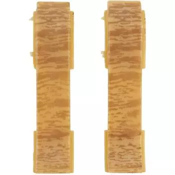 Соединитель для напольного плинтуса «Дуб светлый» 62 мм 2 шт.