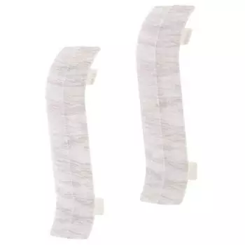 Соединитель для плинтуса «Дуб Веронский», высота 65 мм, 2 шт.