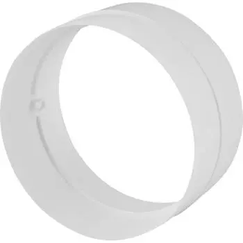 Соединитель для круглых воздуховодов Equation D125 мм пластик