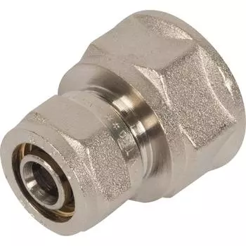 Муфта комбинированная Valtec 3/4"x16 мм ВР латунь VTM.302