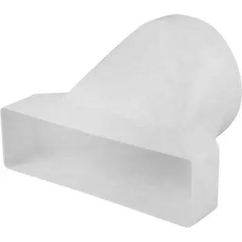 Переходник для плоских-круглых воздуховодов Equation 60x204 мм D125 мм пластик