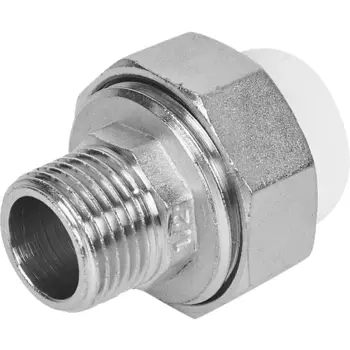 Муфта комбинированная Valtec 1/2"x20 мм НР ВП полипропилен VTP.761.0.02004