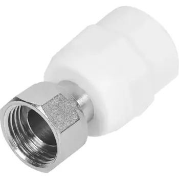 Муфта комбинированная Valtec 1/2"x20 мм ВР ВП полипропилен VTP.708.0.02004