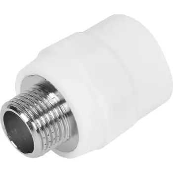Муфта комбинированная Valtec 1/2"x25 мм НР ВП полипропилен VTP.701.0.02504