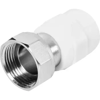 Муфта комбинированная Valtec 1"x25 мм ВР ВП полипропилен VTP.708.0.02506