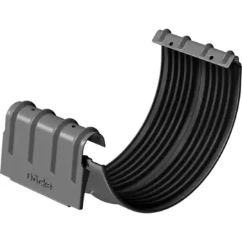 Соединитель желоба металлический Dacha 125 мм 308 мм цвет серебристый