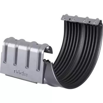 Соединитель желоба металлический Dacha 125 мм 308 мм оцинкованный