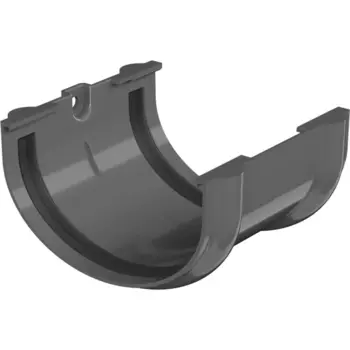 Соединитель желоба ПВХ Технониколь Оптима 12 мм 120 мм цвет серый