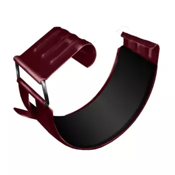 Соединитель желоба РЕ 125 мм цвет красный