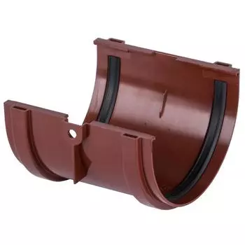 Соединитель желобов Dacha 120 мм красный