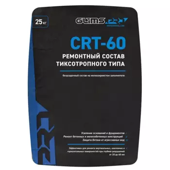 Состав ремонтный тиксотропный Glims Glimspro CRT-60 25 кг