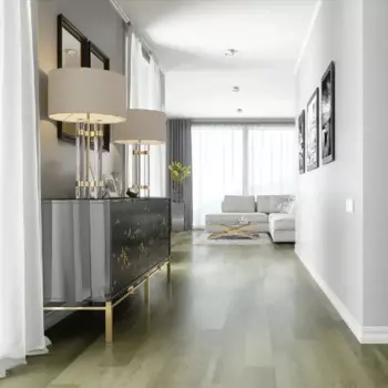 SPC ламинат с натуральным шпоном Дуб Мадрид Home Expert толщина 5 мм с фаской 2.225 м