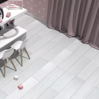 SPC плитка Kreaforta Дуб Снежа класс 33 4 фаски толщина 4 мм 2.574 м